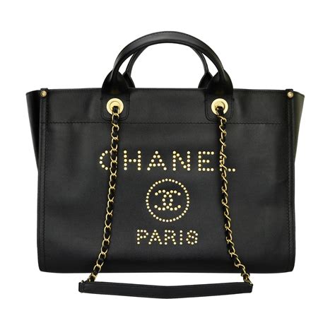 chanel deauville tote studded caviar medium|The Chanel Deauville Tote, An Ode to the French .